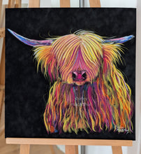 ORiGiNaL HiGHLaND CoW Pastel PaiNTiNG ' Chief ‘ by SHiRLeY MacARTHuR