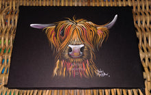 ORiGiNaL HiGHLaND CoW PaSTeL PaiNTiNG ' MooSe ‘ by SHiRLeY MacARTHuR