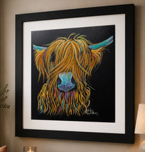 Original Highland Cow Watercolour Painting ' Titan  ‘ by SHiRLeY MacARTHuR