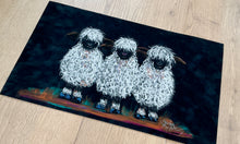 ORiGiNaL Blacknose Valais Sheep ' One, Two, Three Valais ‘ by SHiRLeY MacARTHuR