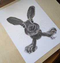 ORiGiNaL HaPPY HaRe PaSTeL PaiNTiNG ' ReaDy SeT Go! ‘ by SHiRLeY MacARTHuR