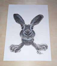 ORiGiNaL HaPPY HaRe PaSTeL PaiNTiNG ' ReaDy SeT Go! ‘ by SHiRLeY MacARTHuR