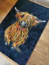 ORiGiNaL HiGHLaND CoW PaSTeL PaiNTiNG ' RoDDY ‘