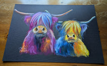 ORiGiNaL HiGHLaND CoW Pastel PaiNTiNG ' Tartan and Scottish ‘ by SHiRLeY MacARTHuR