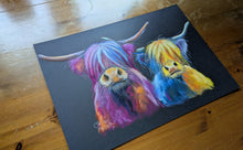 ORiGiNaL HiGHLaND CoW Pastel PaiNTiNG ' Tartan and Scottish ‘ by SHiRLeY MacARTHuR