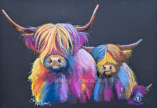 Original Highland Cow Pastel Painting – The Tartan Coos