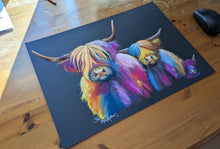 Original Highland Cow Pastel Painting – The Tartan Coos