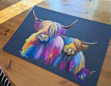 Original Highland Cow Pastel Painting – The Tartan Coos