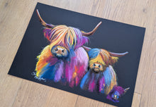 Original Highland Cow Pastel Painting – The Tartan Coos