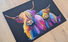 Original Highland Cow Pastel Painting – The Tartan Coos