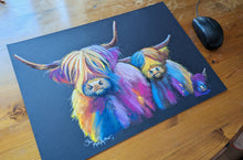 Original Highland Cow Pastel Painting – The Tartan Coos