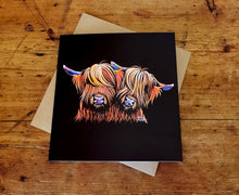 HiGHLaND CoW GReeTiNGS CaRD ‘ PaLS ‘