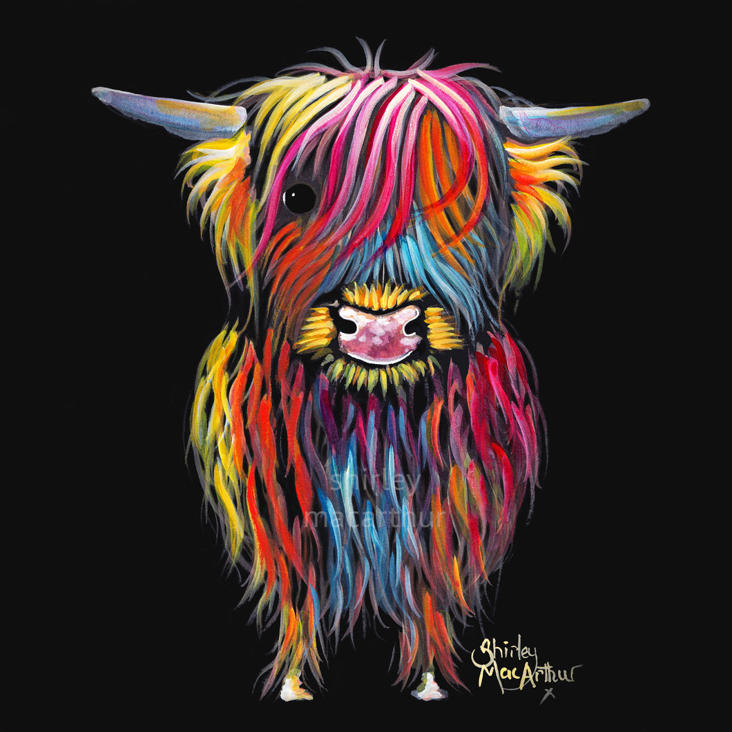 Highland Cow Prints 'Braveheart' by Shirley MacArthur