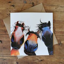 HaPPY HoRSe GReeTiNGS CaRD ‘ WHo LeFT THe GaTe OPeN? ‘